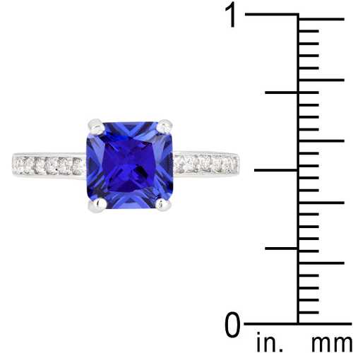 Princess Cut Purple Amethyst Ring for Women - Elegant Jewelry Gift for Birthday, Anniversary & Special Occasions
