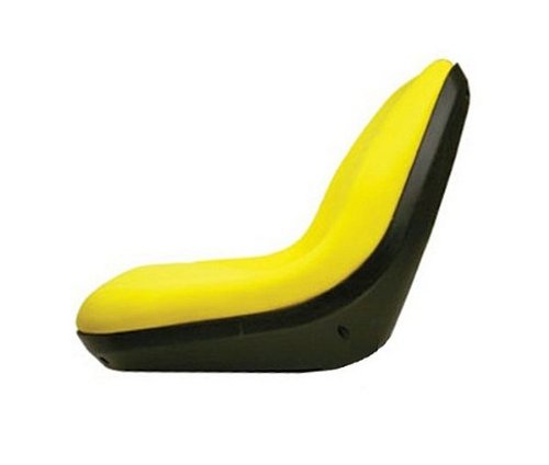 A & I Products High Back Yellow Seat Replacement for John Deere AM126865 - Perfect for Tractor & Agricultural Equipment Comfort