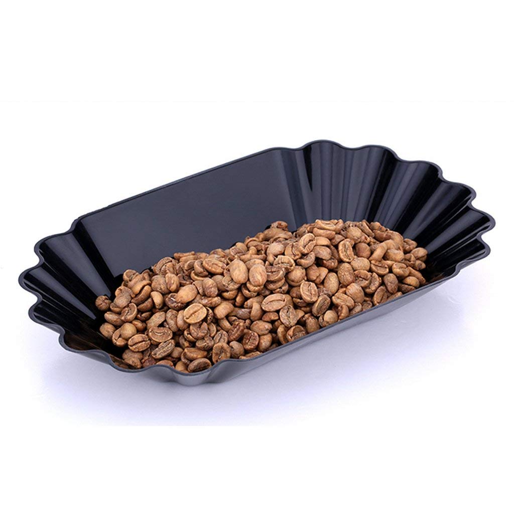 12-Piece Plastic Oval Coffee Cupping Sample Trays - Coffee Bean Tasting Dishes, Snack Plates for Baristas & Home Brewing - Perfect for Coffee Tasting, Cupping Sessions & Small Snacks Serving