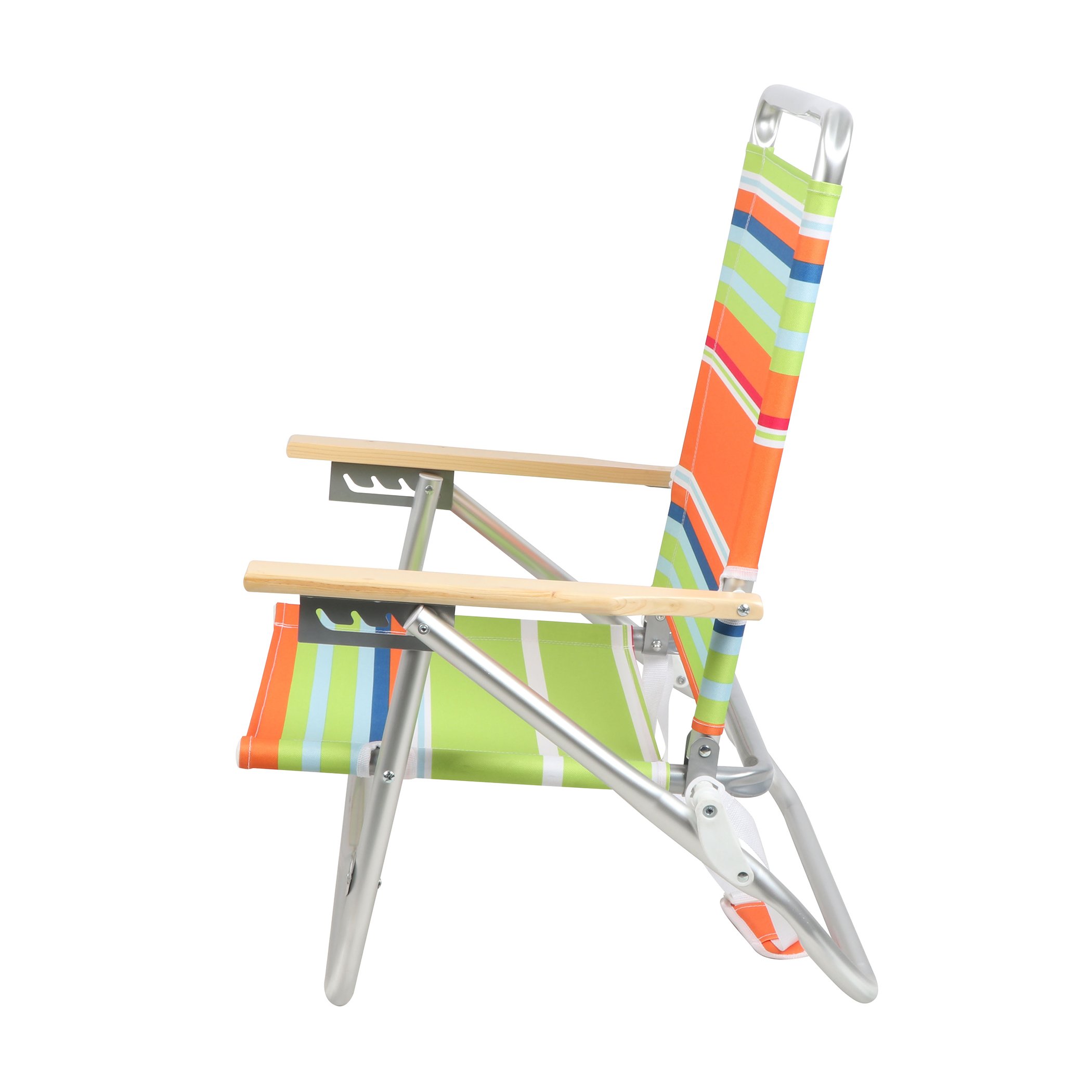 PORTAL 4-Position Folding Beach Chair with Backpack Straps - Lightweight Portable Lounge Chair for Adults (225 lbs Capacity) - Perfect for Beach, Poolside, Camping & Outdoor Relaxation - Green