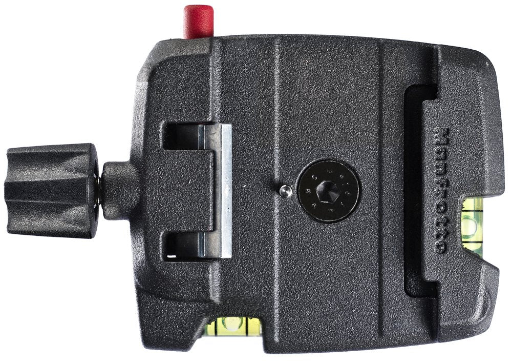 Manfrotto MSQ6 Q6 Top Lock Quick Release Adapter with Plate (Black) - Compatible with DSLR Cameras, Video Cameras & Tripods for Professional Photography & Videography