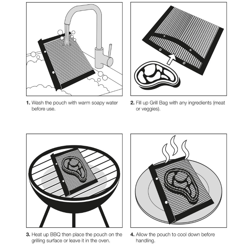 Portable BBQ Grill Bag - Waterproof & Heat-Resistant Carrying Case for Outdoor Grilling, Camping, Picnics, and Tailgating Parties