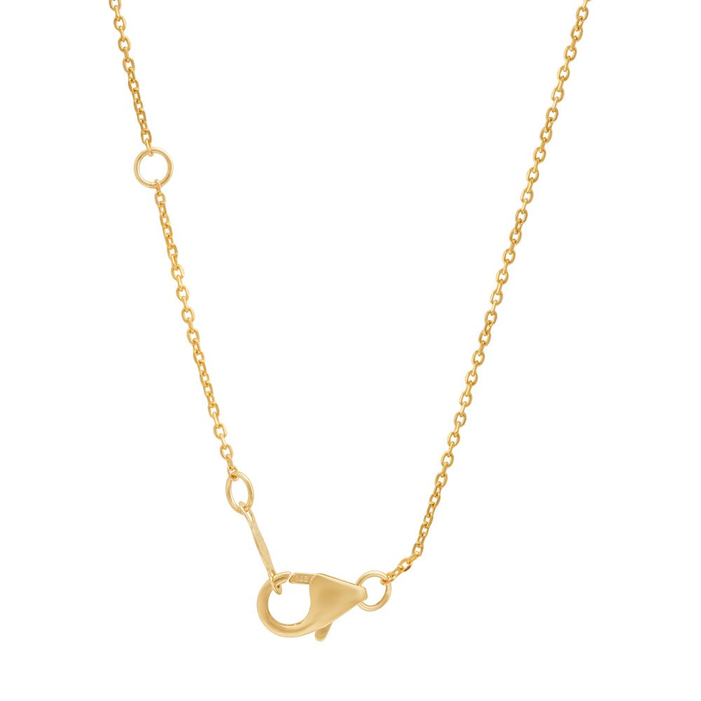 14K Yellow Gold Diamond Mama Charm Necklace for Women - Elegant Gift for Mother's Day, Birthday & Anniversary Jewelry