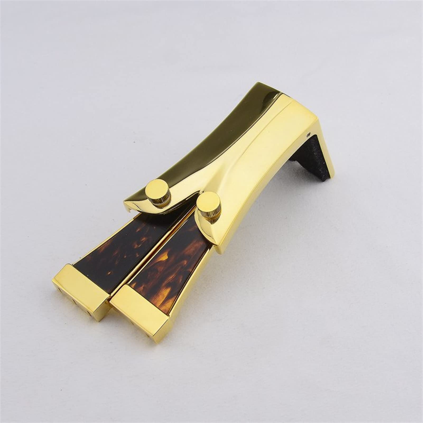 ZUOMO 1 Set Hollow Body Archtop Guitar Bridge Replacement Tailpiece - Premium Guitar Bridge Replacement Part for Jazz & Blues Players