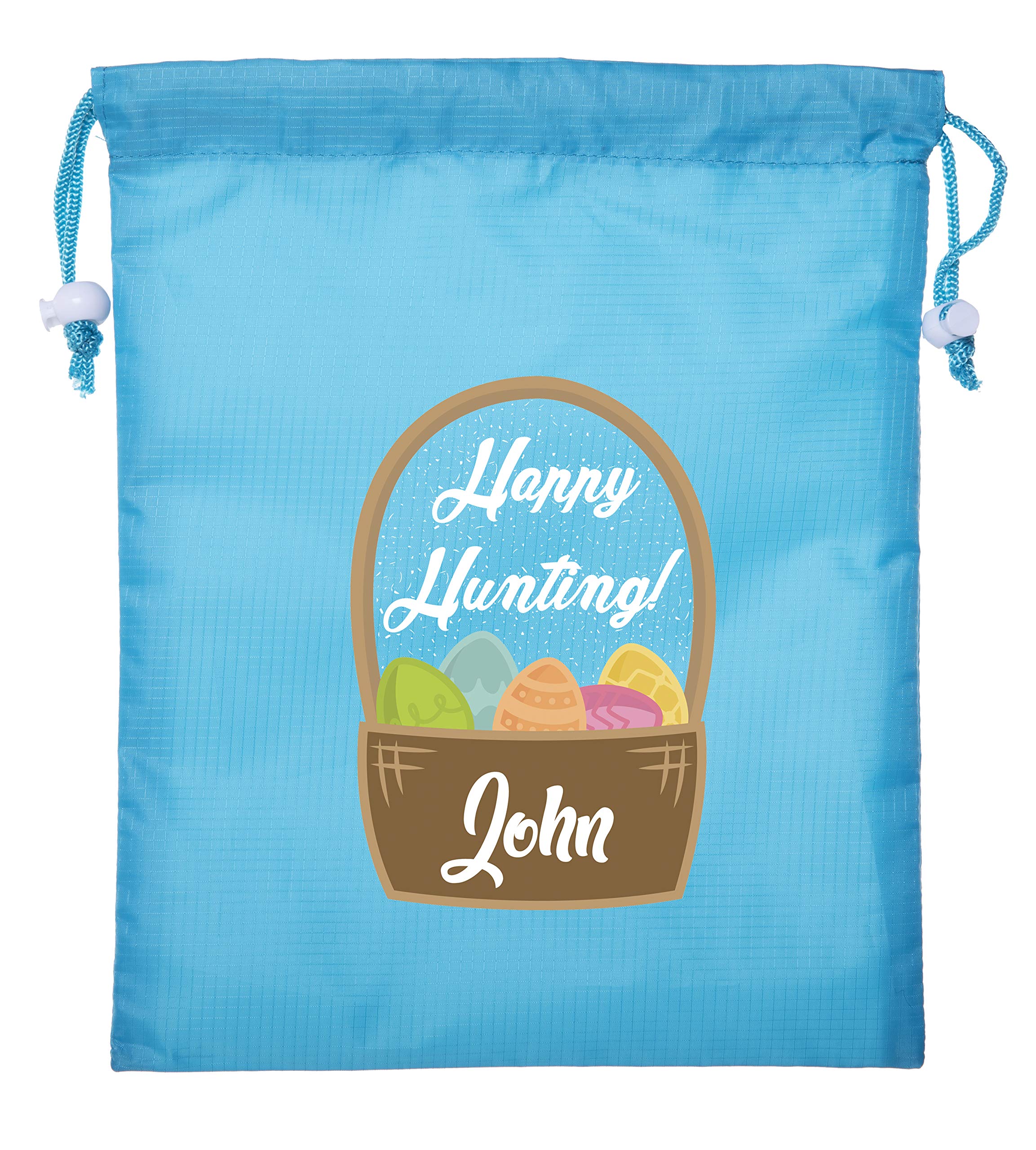 Custom Personalized Mini Easter Cinch Bags - Small Easter Basket Fillers, Party Favors & Gift Bags for Kids - Perfect for Easter Egg Hunts, Classroom Treats & Holiday Celebrations