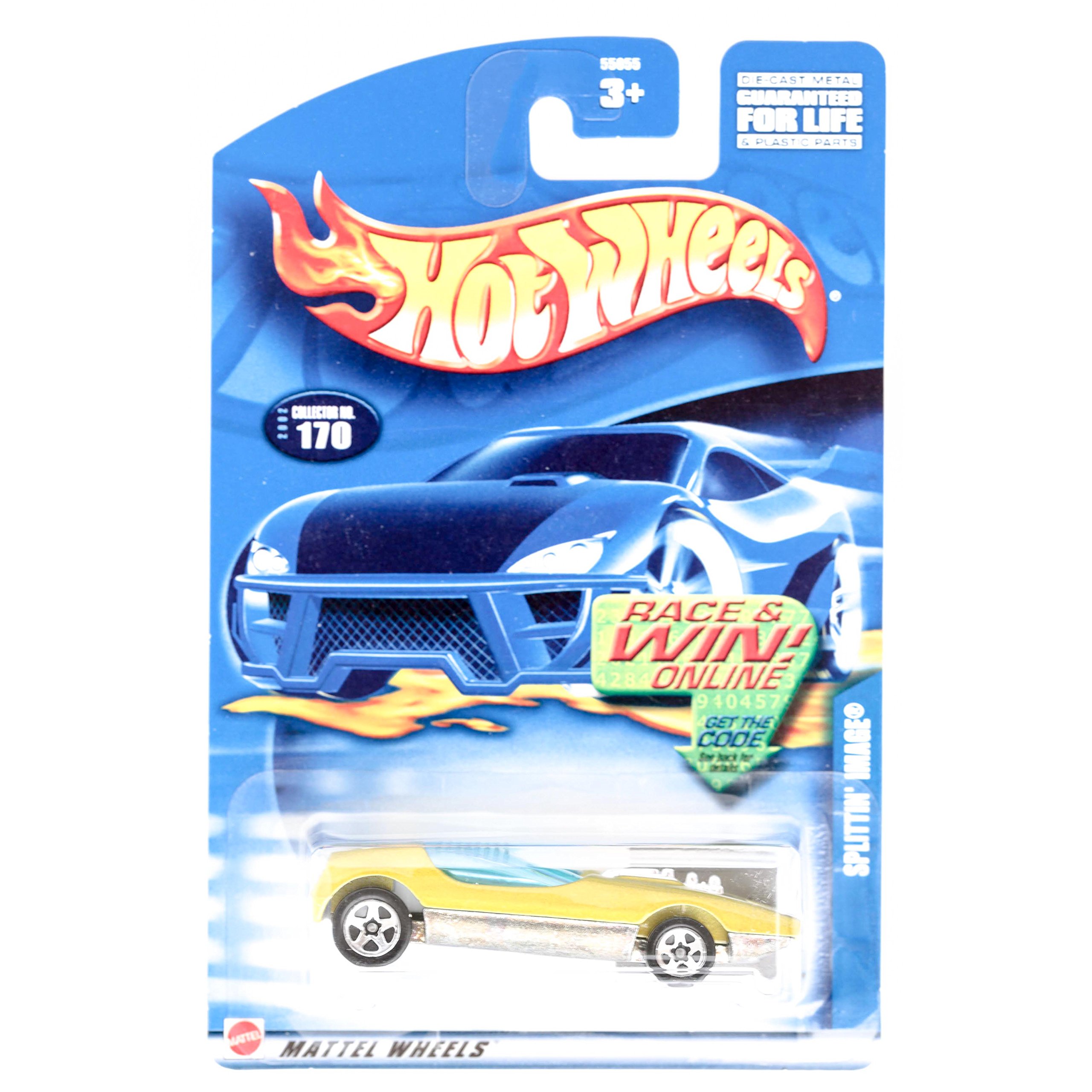 Hot Wheels 2002-170 Splittin' Image Diecast Car - Olive Green Collectible Toy for Kids & Adults - Perfect for Racing, Display & Gift Giving