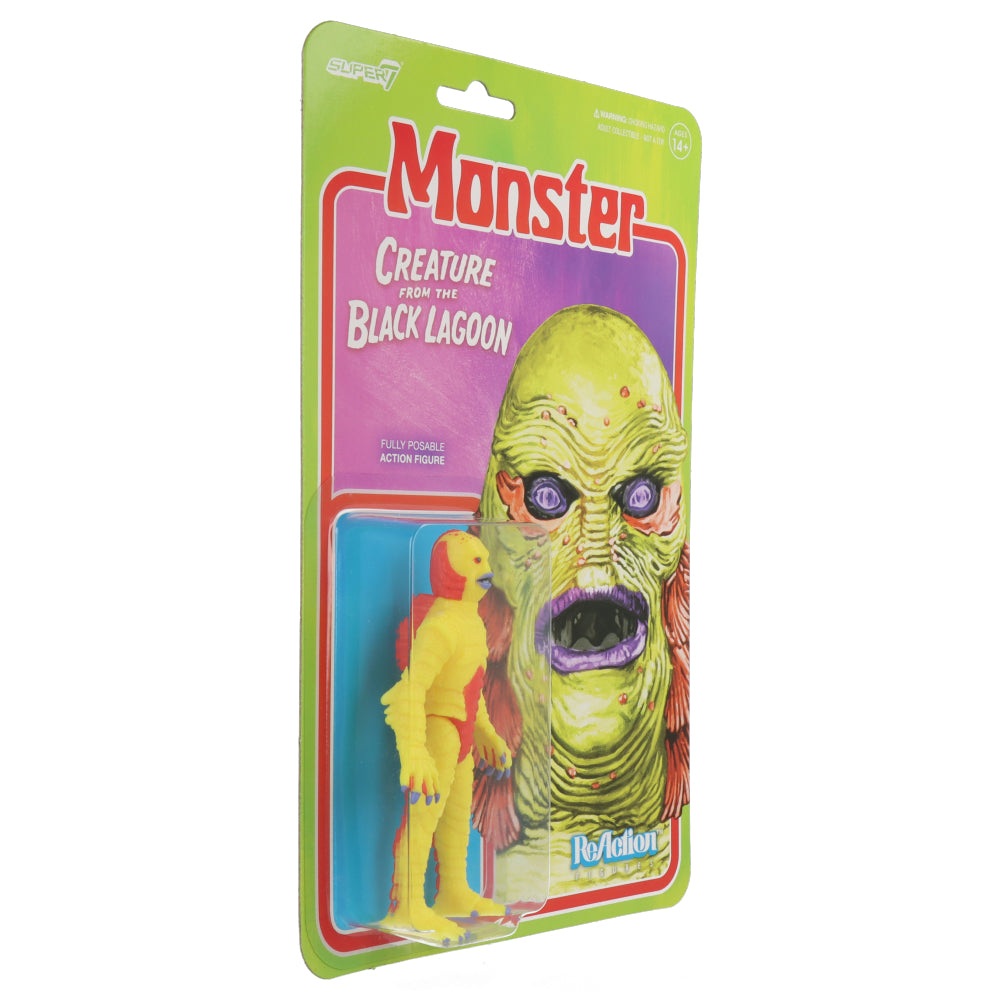 Universal Monsters Creature from the Black Lagoon ReAction Figure - Vintage Horror Collectible for Halloween Decor & Movie Memorabilia Display
