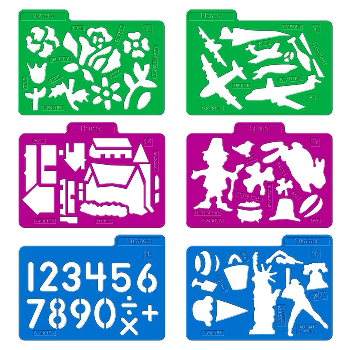 Essential Learning Products Stencil Mill - High-Quality Stencils for DIY Crafts, Scrapbooking & Home Decor Projects