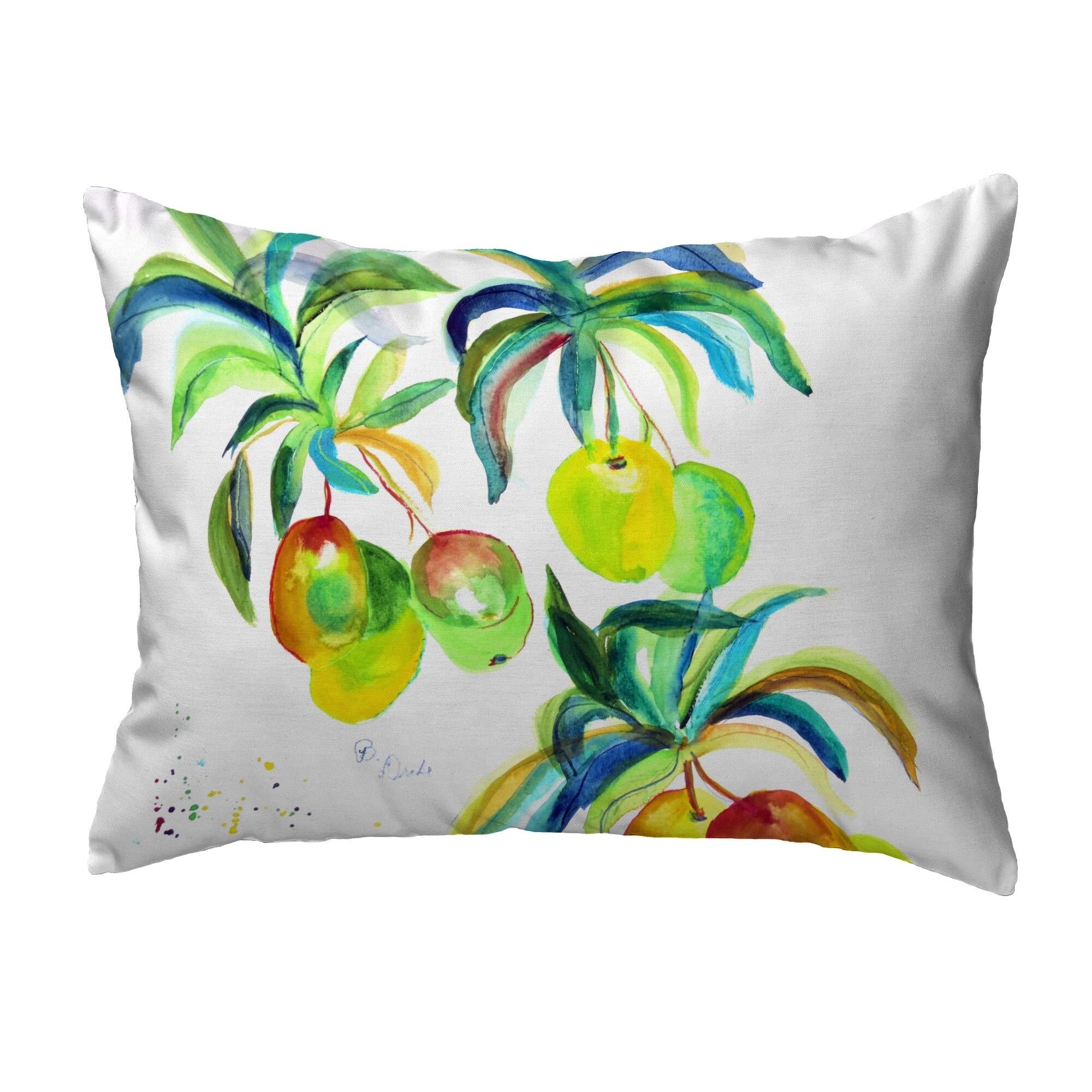 Betsy Drake KS1104 Decorative Throw Pillow - 11x14 Inches, Multi-Color for Sofa, Bed & Living Room - Soft & Stylish Home Decor Accent