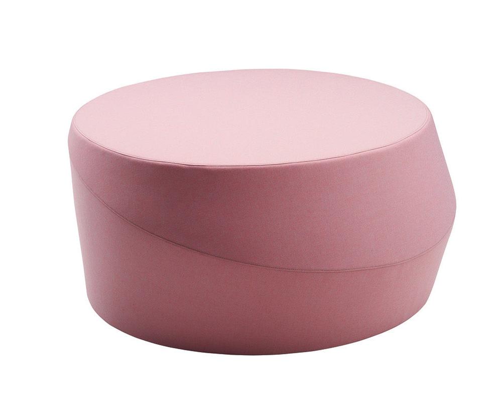 Giro Pouf by Casamania - Modern Round Ottoman Stool for Living Room, Bedroom & Office - Versatile Footrest, Extra Seating & Home Decor Accent