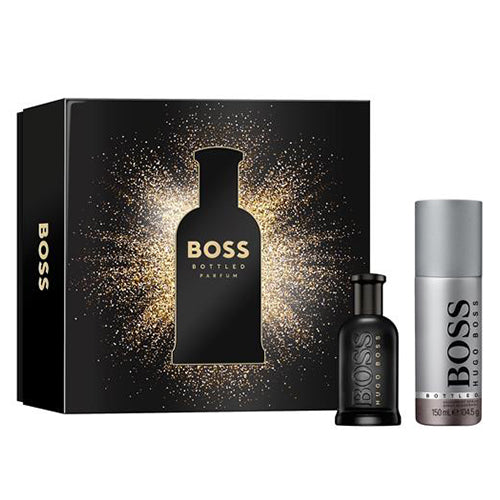 Hugo Boss Bottled Parfum 2-Piece Gift Set for Men - Premium Cologne & After Shave Luxury Duo | Perfect for Valentine's Day, Anniversary & Special Occasion Gifts
