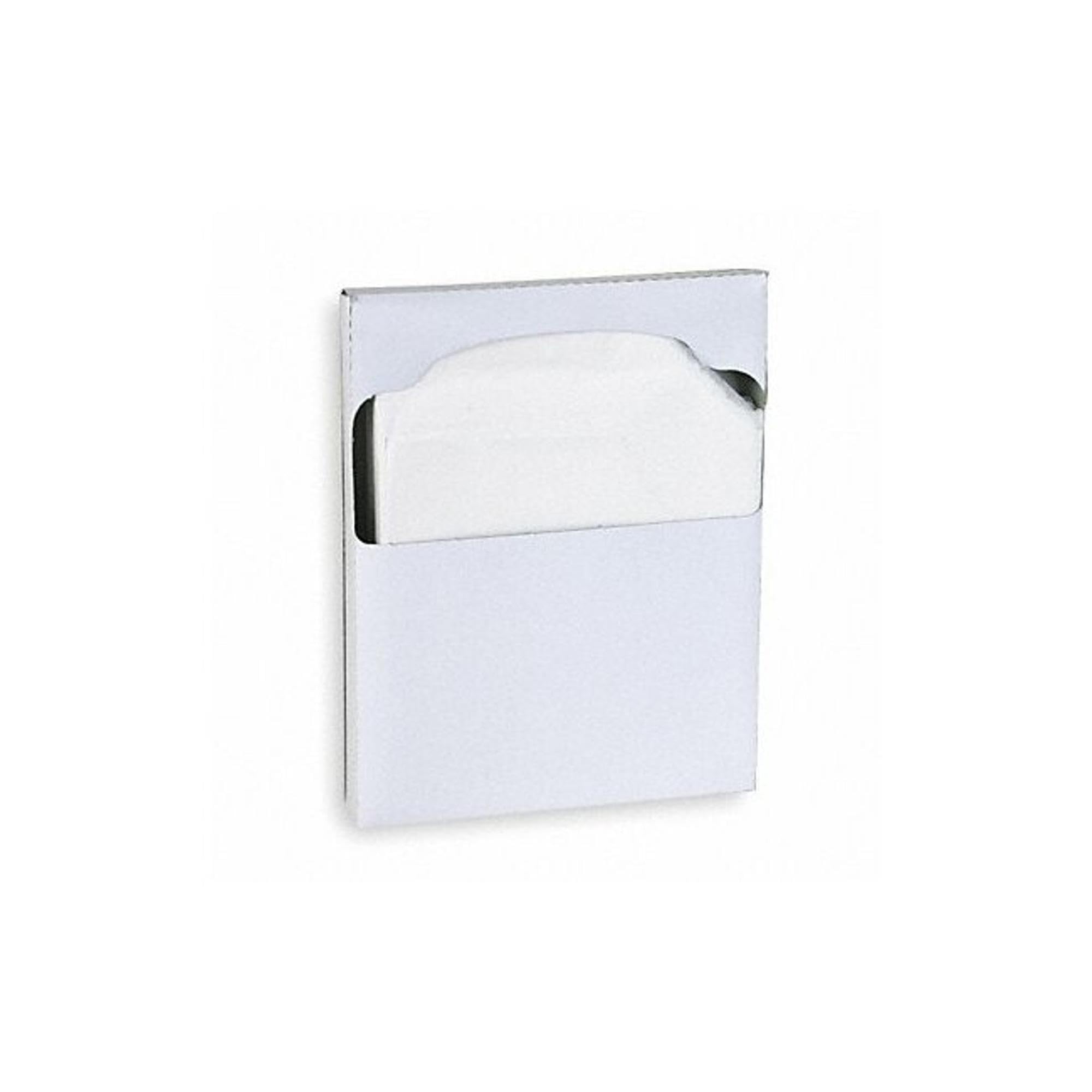 Tough Guy Toilet Seat Cover - 200 Pack, White (PK25 2VEX5-1) - Durable Disposable Toilet Seat Covers for Home, Office & Public Restrooms