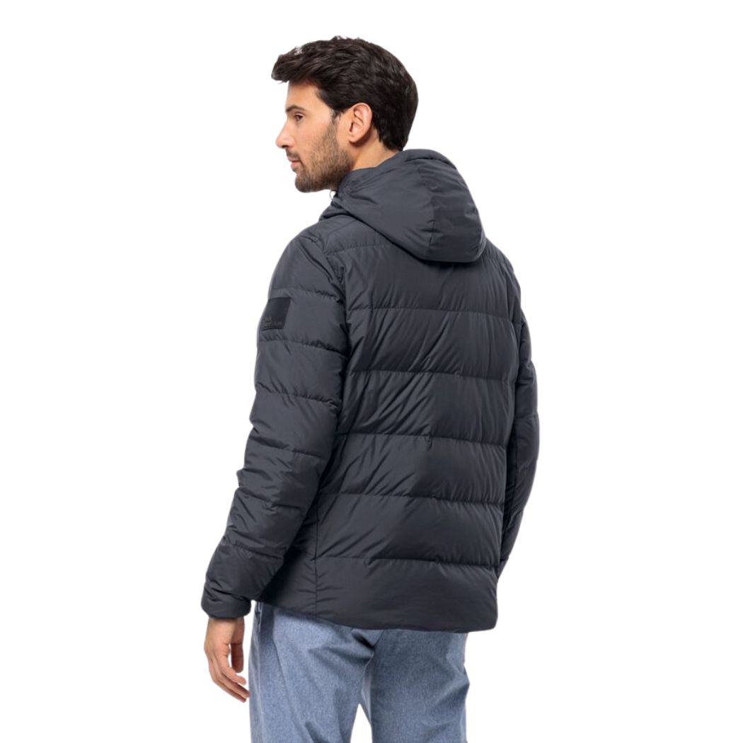 Jack Wolfskin Colonius Men's Waterproof Hiking Jacket - Lightweight Windproof Outdoor Coat for Camping & Trekking