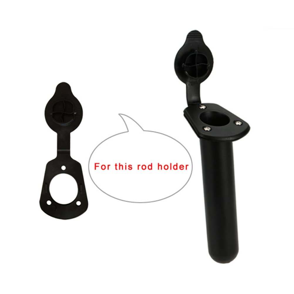 Boat Fishing Rod Holder Cap - Rubber Flush Mount Cover Gasket for Kayak & Fishing Boats | Durable Marine Accessory for Saltwater & Freshwater Fishing Trips