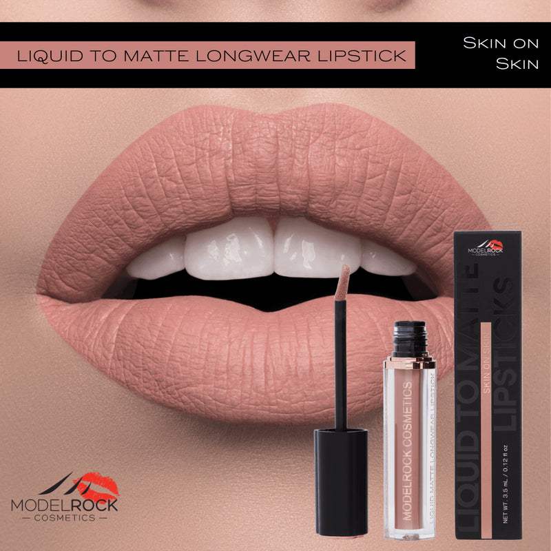 NEW Modelrock Liquid to Matte Lipstick - Long Lasting, Waterproof & Smudge Proof - Perfect for Parties, Weddings & Everyday Wear