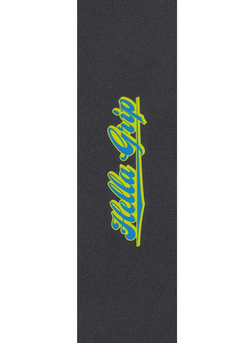 Hella Grip Classic Logo Grip Tape - Premium Skateboard Grip Tape with Strong Adhesive for Enhanced Board Control - Perfect for Skateboarding, Longboarding & Street Sports