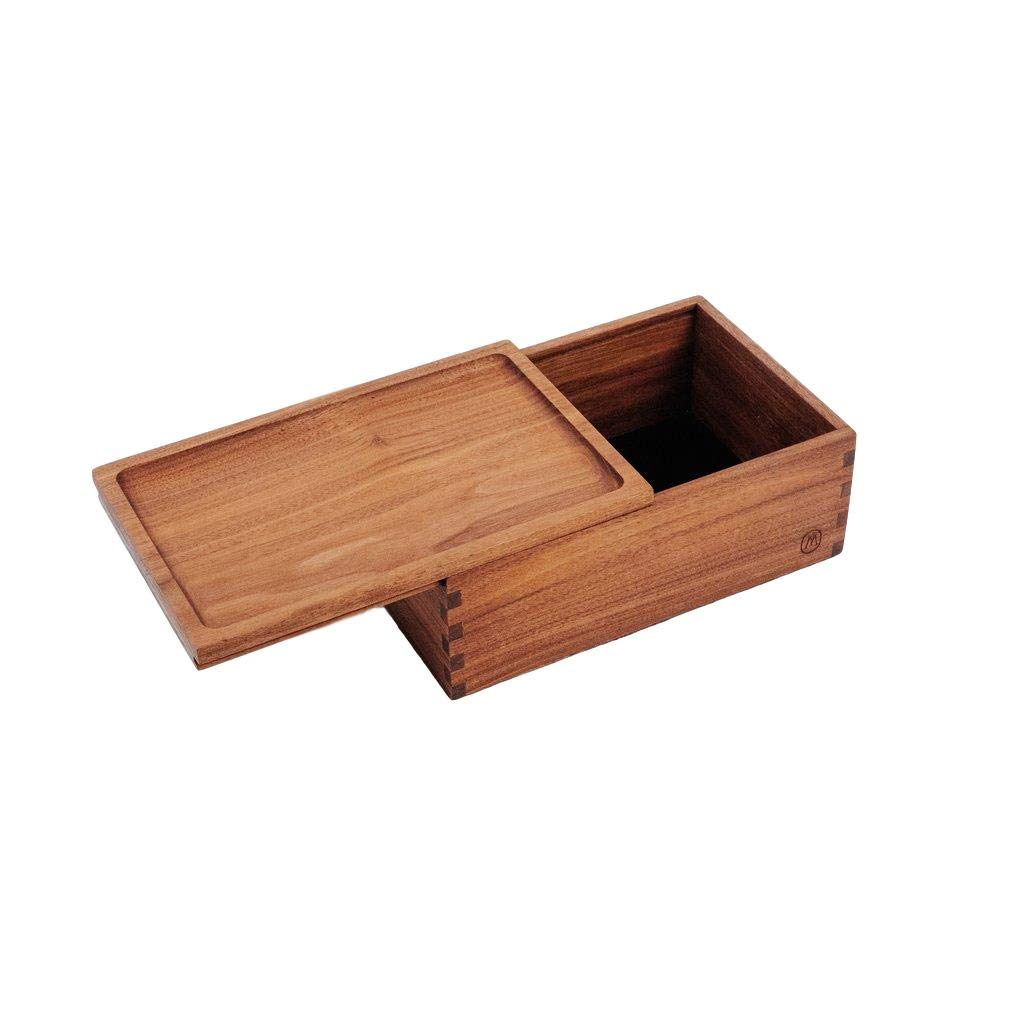 Marley Natural Large Walnut Stash Box - Premium Lockable Storage for Herbs & Accessories with Rolling Tray - Customizable Compartments for Organization - Perfect for Home, Travel & Dispensary Use