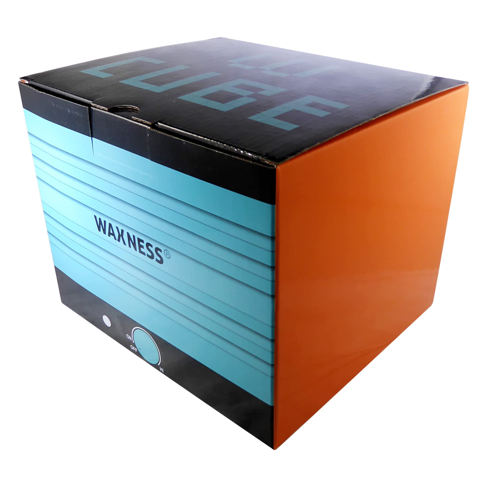 Waxness W-CUBE Teal Wax Warmer - 1 lb Electric Candle Wax Melter for Home Aromatherapy & Relaxation | Perfect for Bedroom, Spa, and Office Use