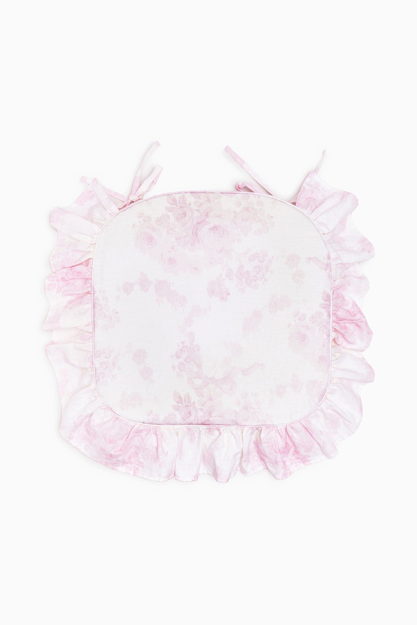 Linen Ruffle Seat Cushion - Soft & Stylish Home Decor for Dining Chairs, Sofas, and Outdoor Furniture - Perfect for Living Room, Patio, and Kitchen Use