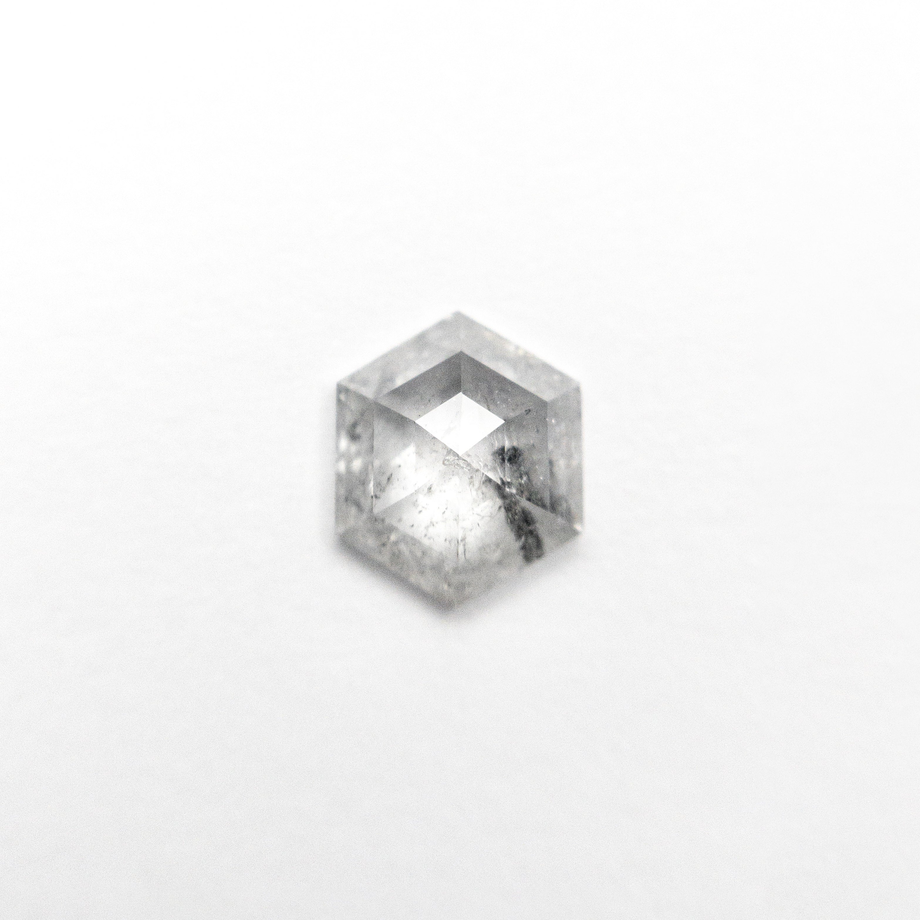 0.65ct Hexagon Rose Cut Loose Gemstone - 6.55x5.41x2.28mm Natural Diamond Alternative for Jewelry Making & Engagement Rings (Item #25457-22) - Perfect for Custom Rings, Necklaces & DIY Jewelry Projects