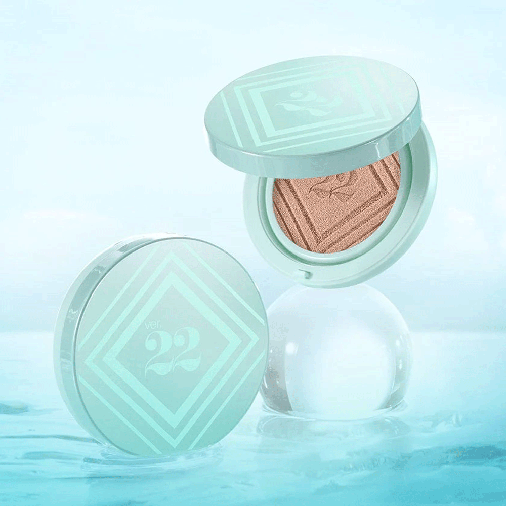 CHOSUNGAH BEAUTY 22 C&T VVIG Cushion Sea Ampoule 25g - Hydrating Foundation with SPF for Daily Makeup & On-the-Go Touch Ups