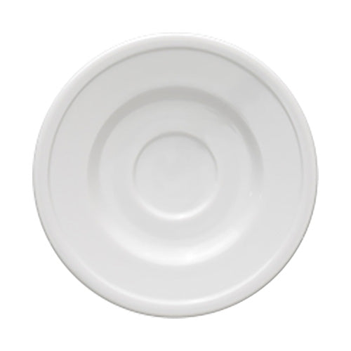 Alani 024013 Tempo Porcelain Tea Cup Saucer, 5 7/8 Inch, Set of 24 - Elegant Tea Party, Coffee Break & Restaurant Serving Dishware