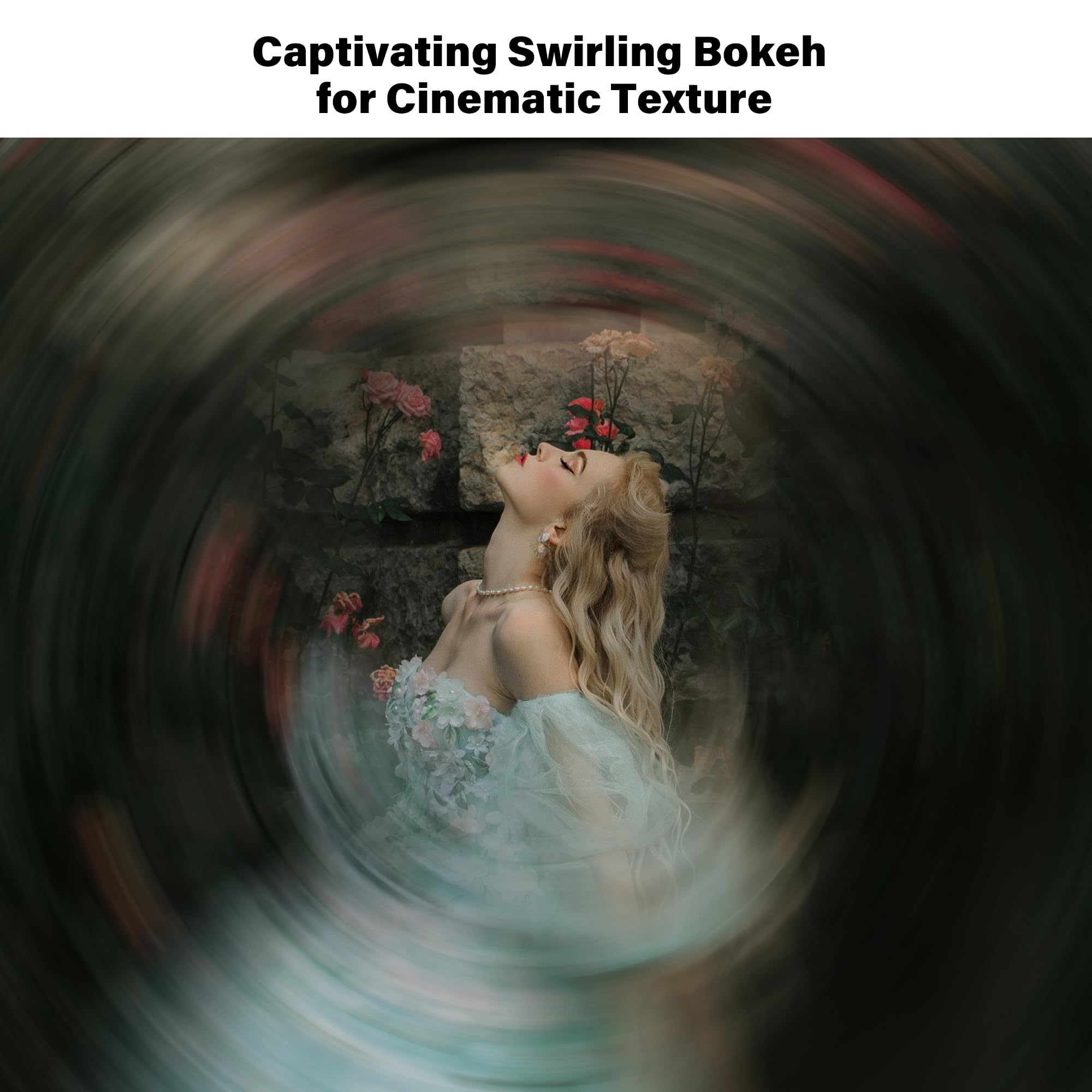 82mm Whirlpool Camera Lens Filter - Create Stunning Vortex, Spiral Halo & Tunnel Vision Effects | Perfect for Creative Photography, Music Videos & Special Effects Shots