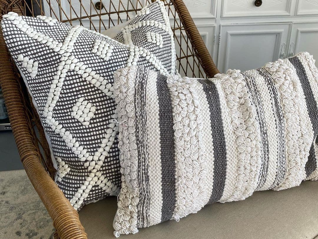 Bria Stripe Decorative Pillow Cover - Soft Cotton Cushion Case for Sofa, Bed & Home Decor - Perfect for Living Room, Bedroom & Cozy Spaces