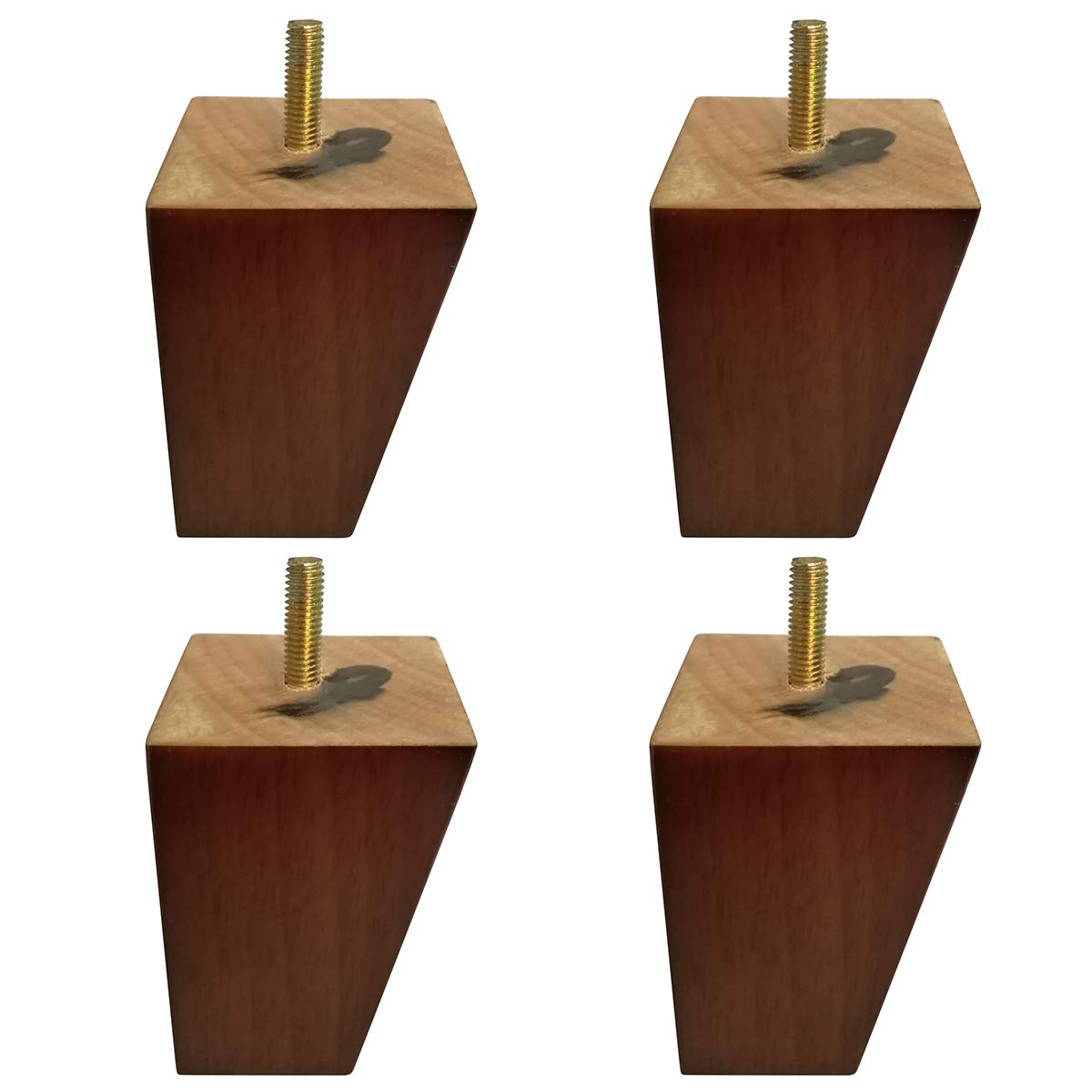 4 Pack Solid Wood Sofa Legs - 3