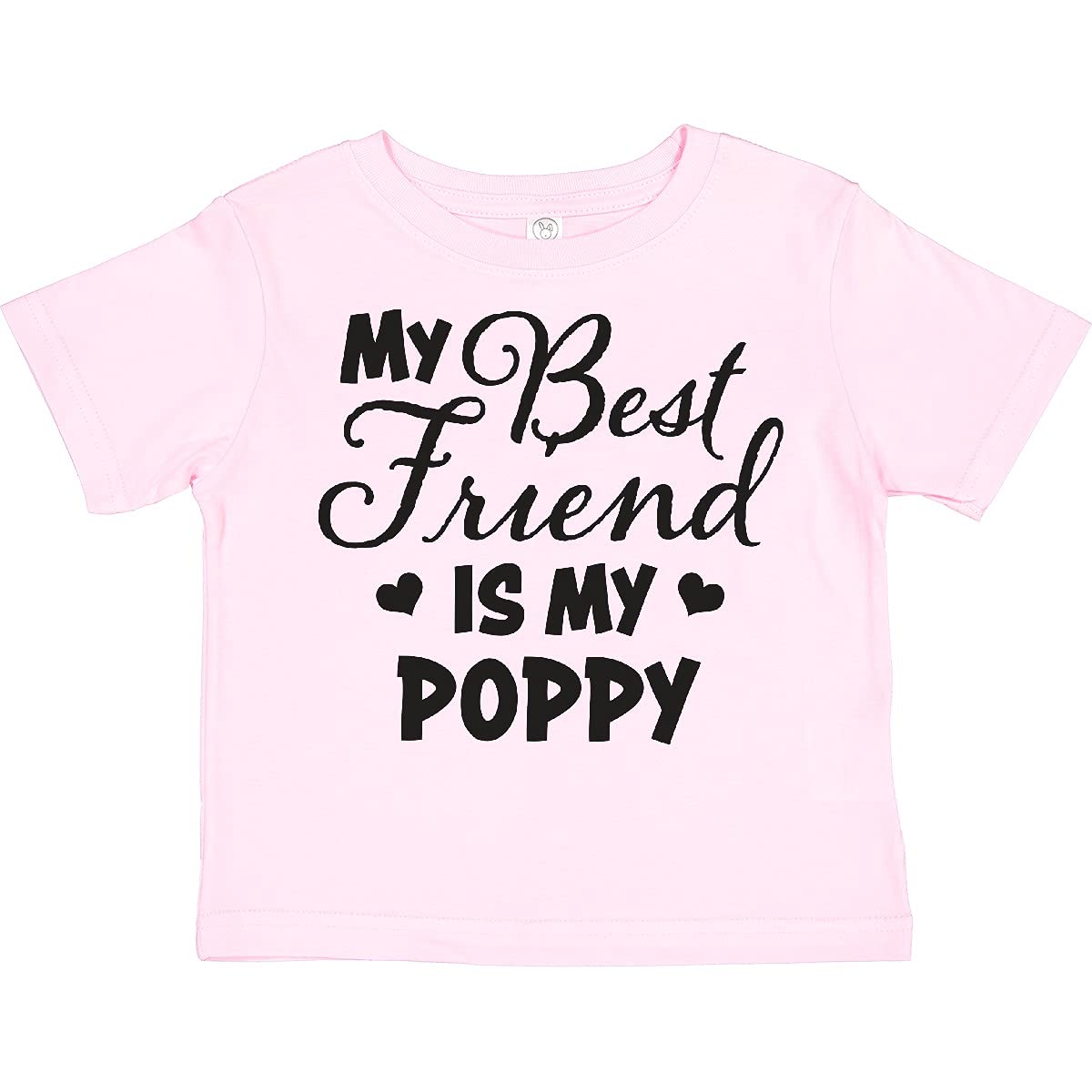 My Best Friend is My Poppy with Hearts Toddler T-Shirt - Perfect for Playdates & Family Outings