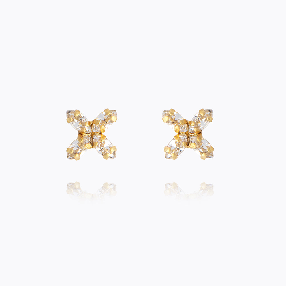 Sparkling Crystal Mini Star Earrings for Women - Elegant Dainty Stud Earrings for Daily Wear, Gift Giving & Special Occasions
