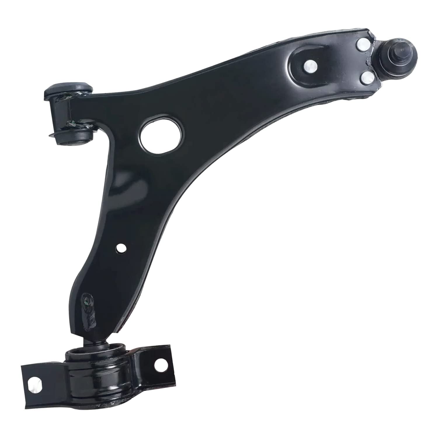 Detroit Axle - 4pc Front End Control Arms Kit for Ford Focus 2006-2007 | 2 Lower Control Arms with Ball Joint & 2 Outer Tie Rod Ends | Replacement Suspension Parts for Smoother Ride & Better Handling