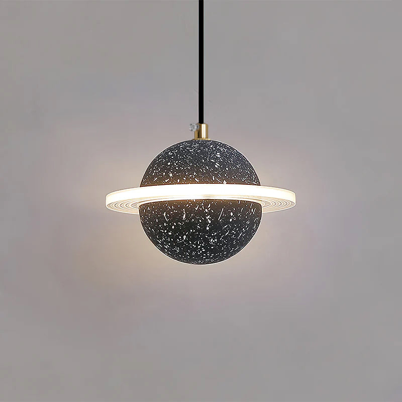 Artsy Planet Pendant Light - Modern Celestial Ceiling Fixture for Bedroom, Living Room & Nursery Decor | Solar System Inspired Lighting for Home & Office