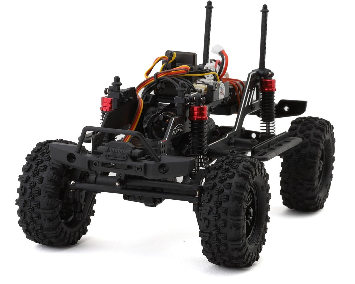 2024 Rushmore 1/18 Scale Brushless 4X4 RC Rock Crawler RTR - Metallic Cyan | Off-Road Adventure, Trail Crawling, Backyard Racing for Kids & Adults