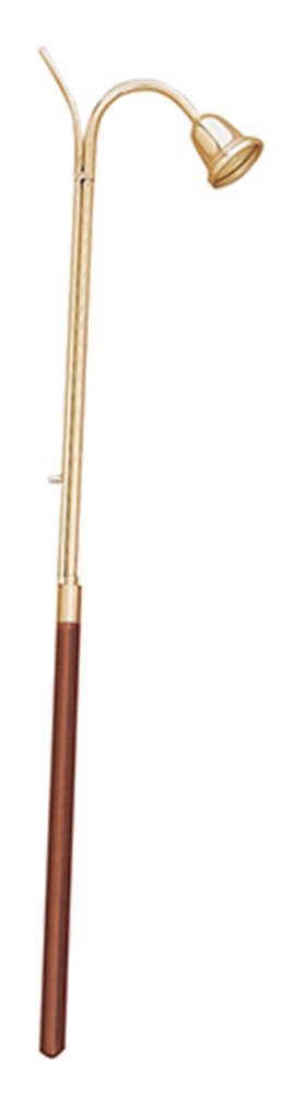 Premium 36 Inch Brass Candle Lighter & Snuffer with Ergonomic Wood Handle - Perfect for Church Altars, Home Decor, and Fireplace Candle Lighting