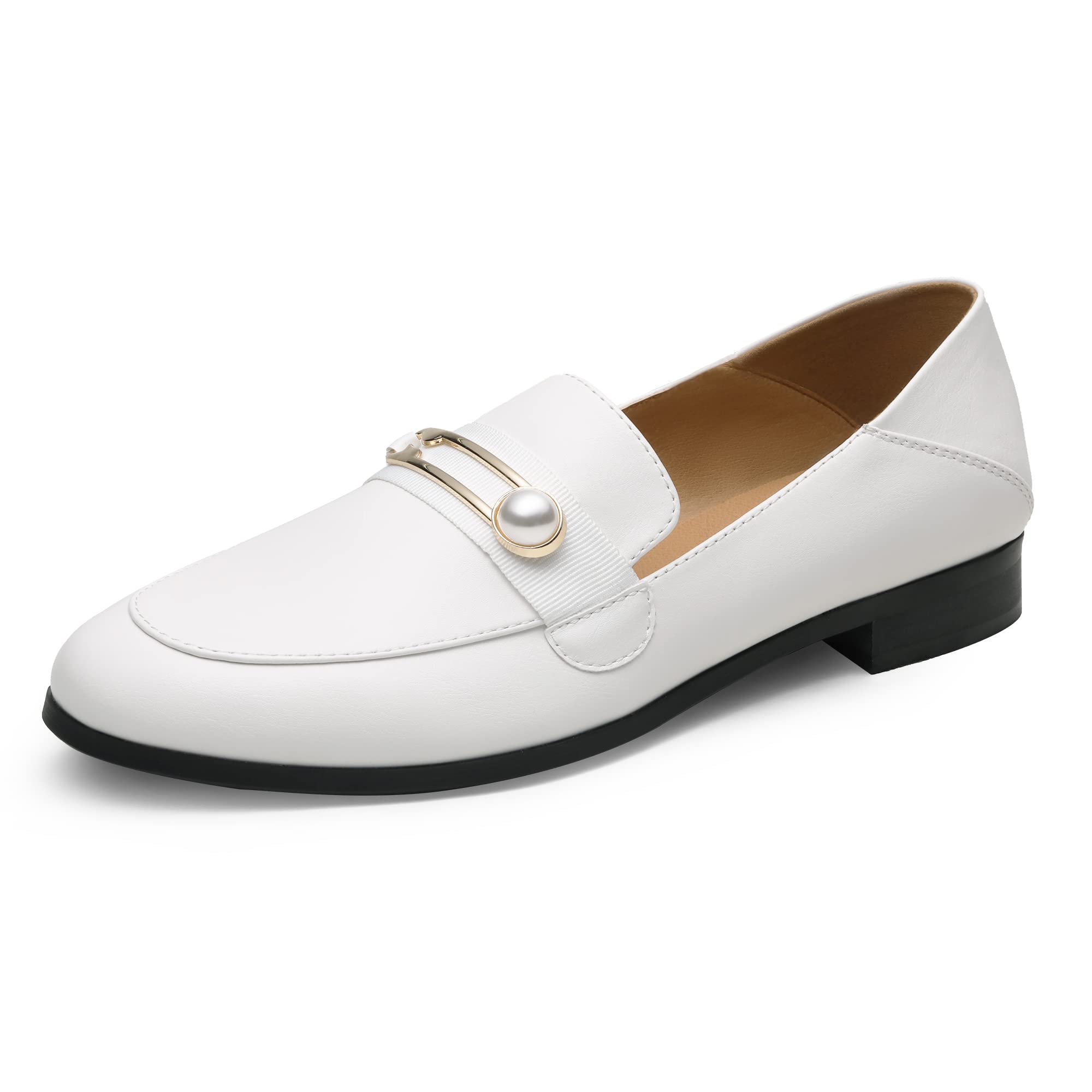 DREAM PAIRS Women's Slip-On Loafers - Comfortable Round Toe Casual Flats for Driving & Everyday Wear | Perfect for Work, Office, and Travel