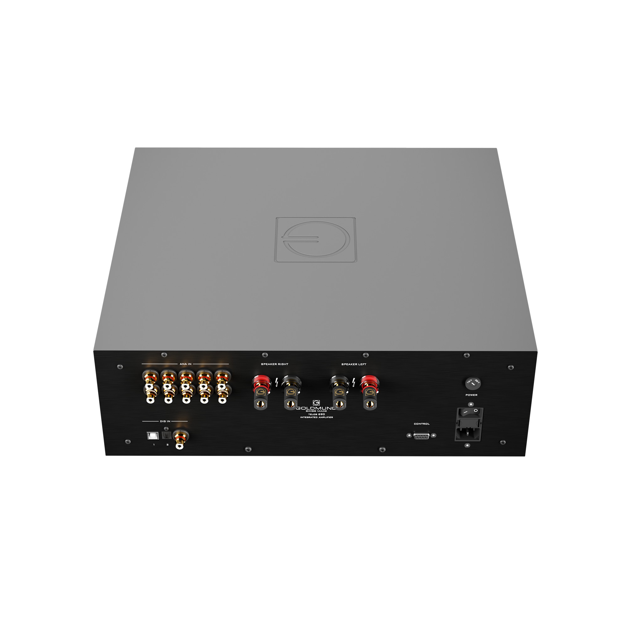 Goldmund TELOS 690 High-End Integrated Stereo Amplifier - Premium Audio System for Home Theater & Music Listening