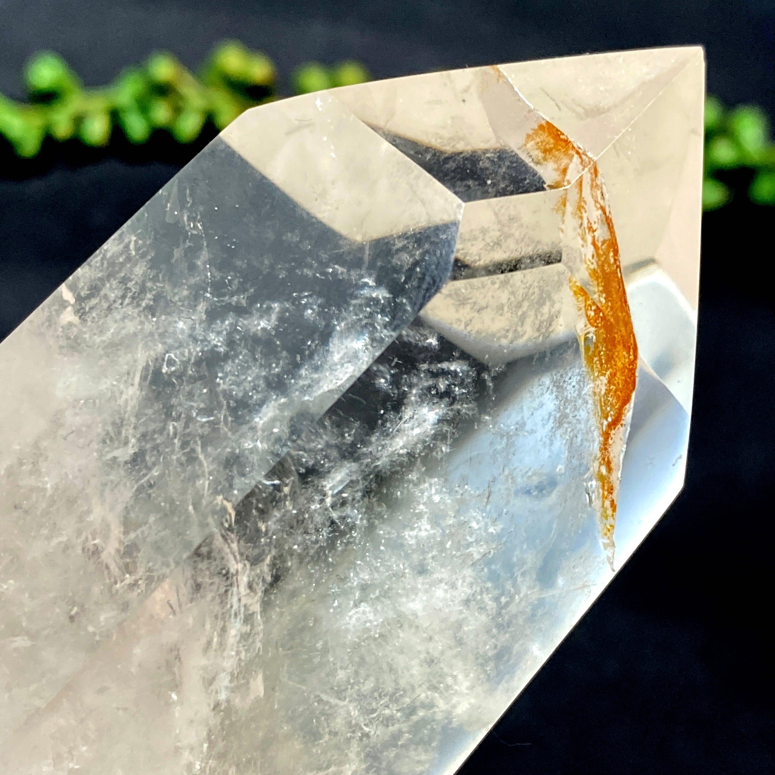 Natural Clear Quartz Point CLQP01 - Healing Crystal for Meditation, Energy Cleansing & Home Decor