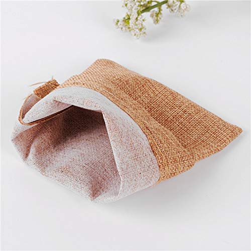 10-Pack Natural Jute Drawstring Bags - Durable Burlap Storage Pouches for Jewelry, DIY Crafts, Wedding Favors & Party Gifts | Perfect for Christmas, Halloween, Birthdays, Graduations & Special Events | Reusable Eco-Friendly Gift Packaging & Home Organization Solution