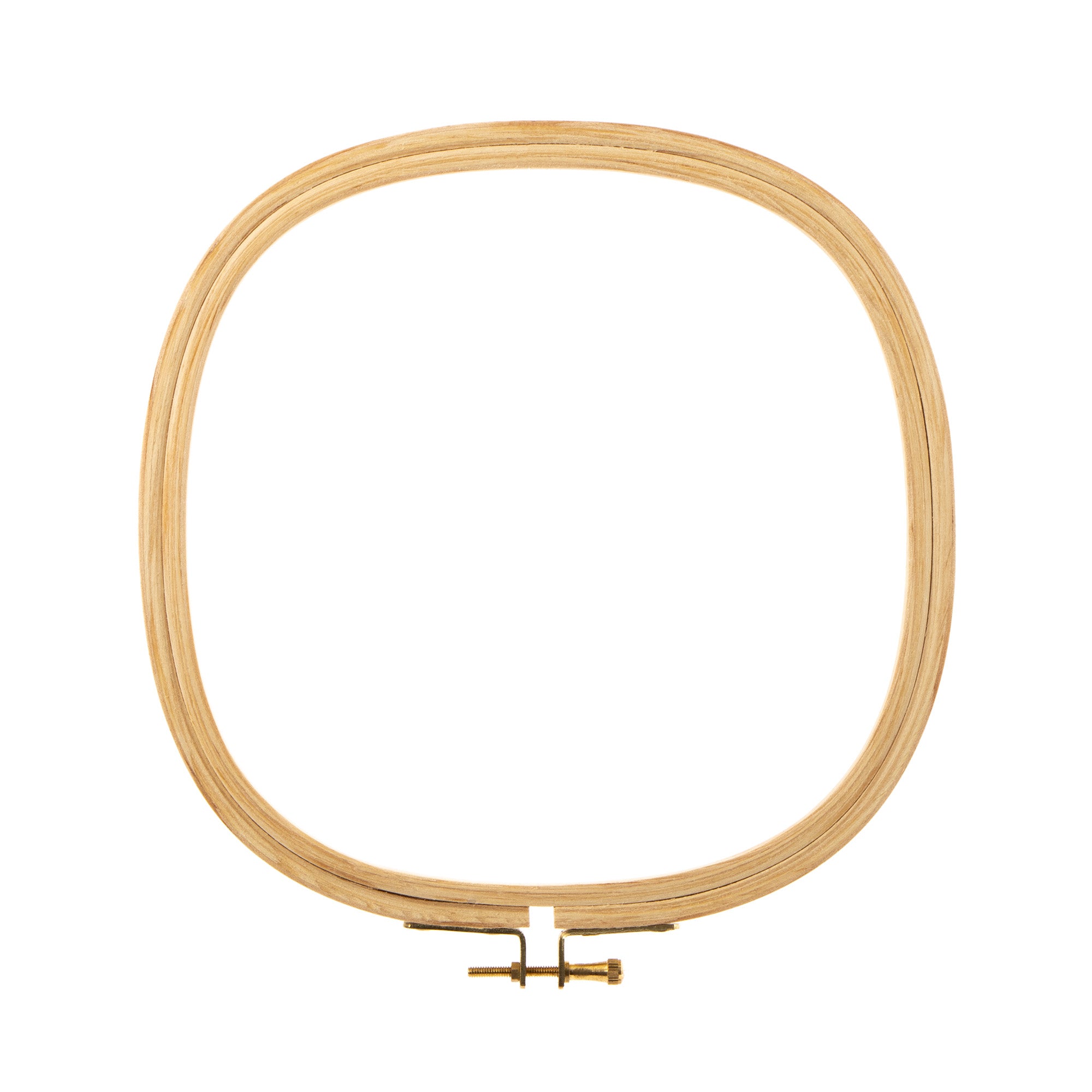 Premium Square Wooden Embroidery Hoop - 8 Inch Handcrafted Wood Frame for Cross Stitch, Needlework & DIY Craft Projects - Perfect for Home Decor, Gift Making & Fabric Art Display