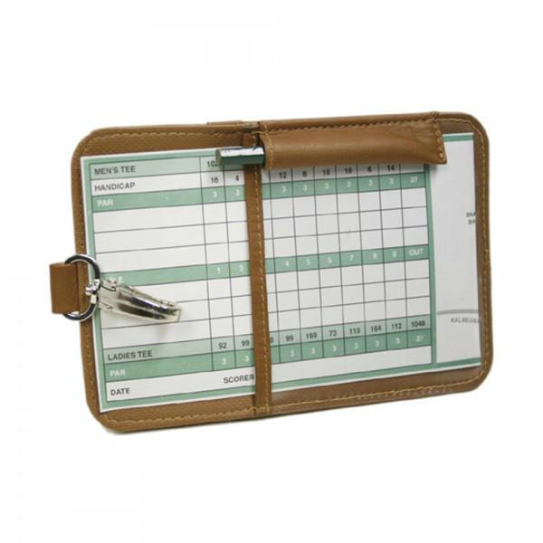 Premium Piel Leather Golf Pouch - All-in-One Golf Accessory Organizer for Clubs, Balls & Tees | Perfect for Golfers & Country Club Enthusiasts