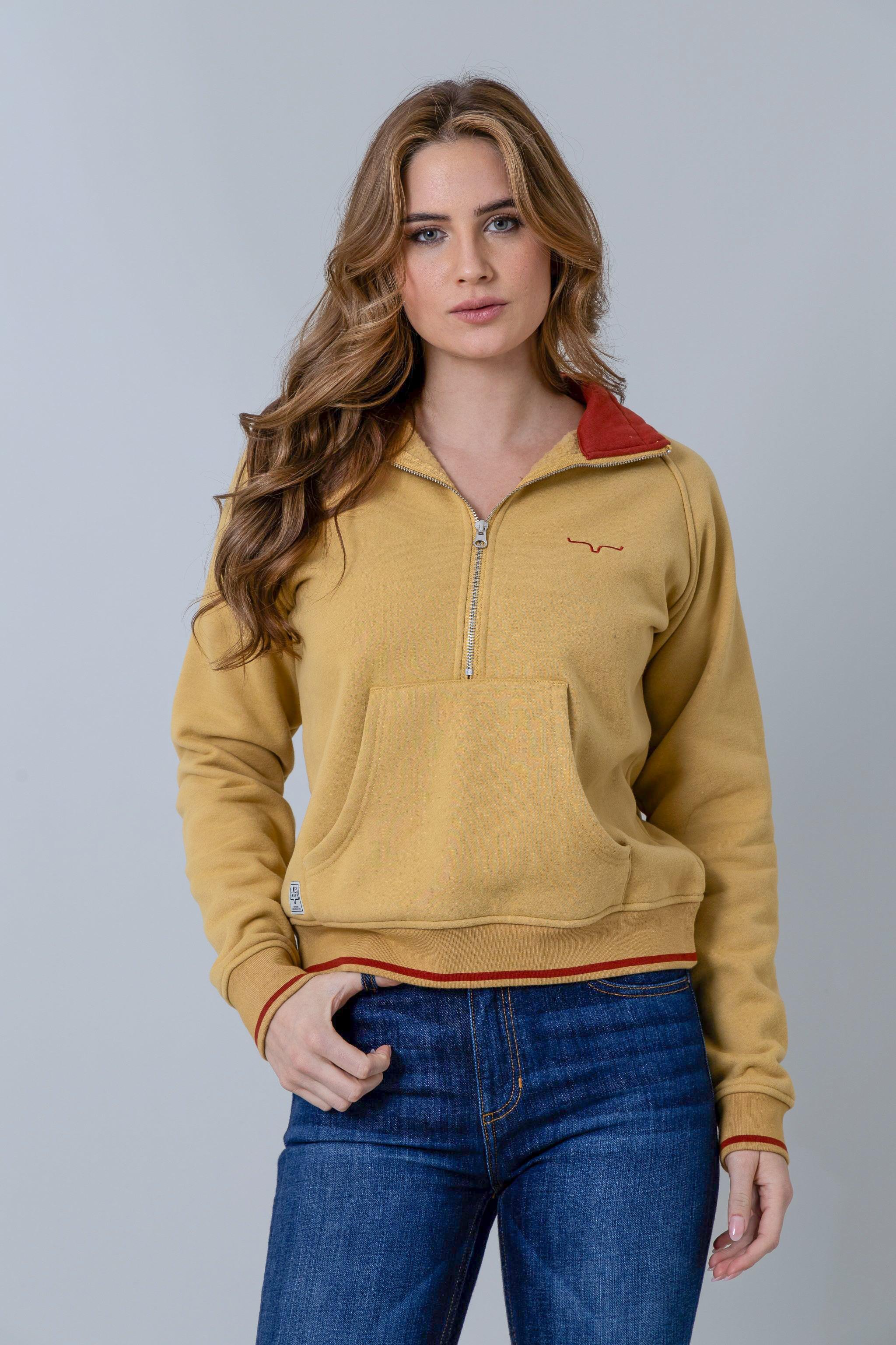 Malta Cropped Quarter Zip Sweatshirt for Women | Trendy Pullover Fleece Top | Perfect for Casual Outfits, Gym Wear & Street Style Fashion
