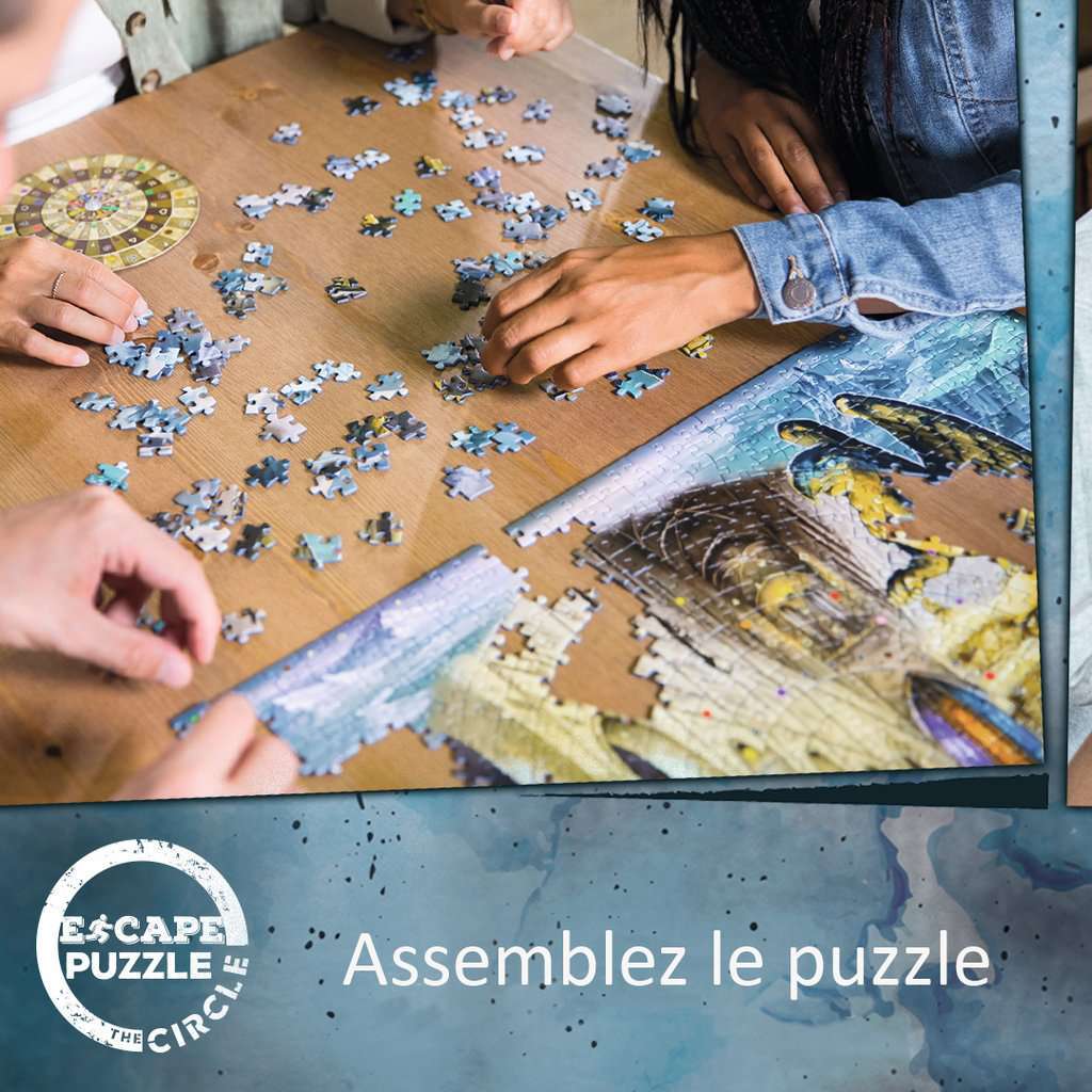 Escape the Circle: London - Challenging Escape Room Puzzle Board Game for Adults & Teens | Perfect for Family Game Night, Team Building, and Brain Training