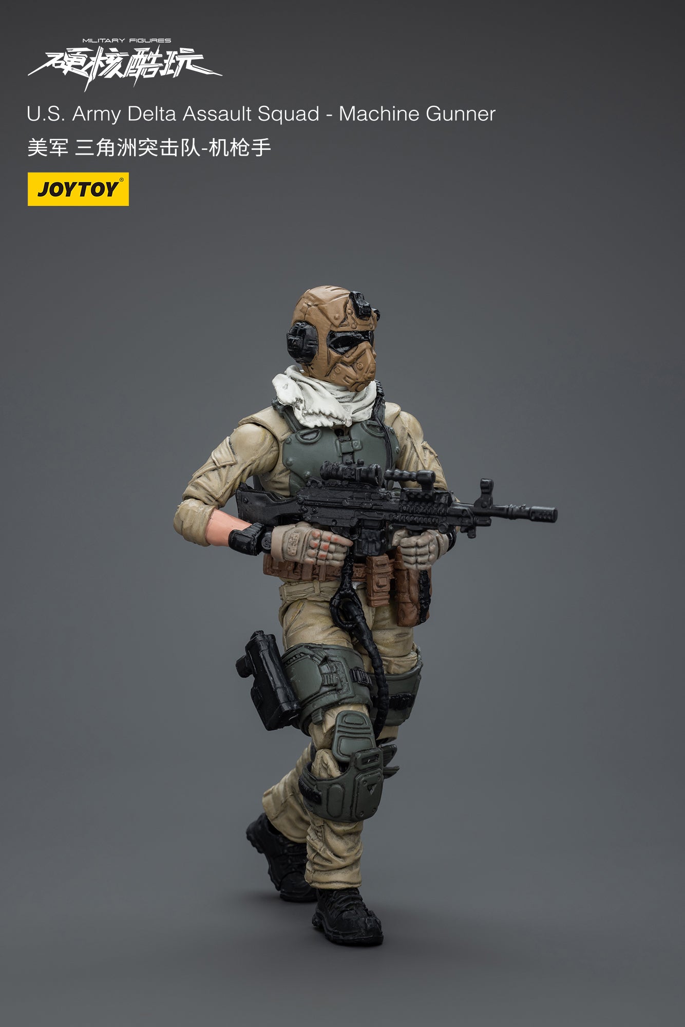 JOYTOY 1/18 Scale US Army Delta Force Assault Squad Action Figure - Special Ops Military Collectible for Display & Diorama Scenes