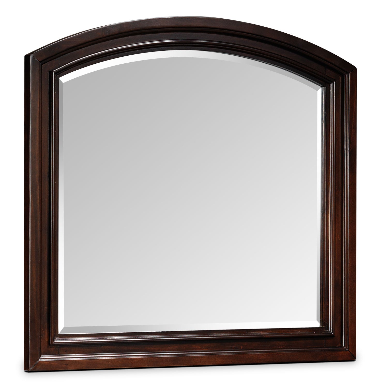 Chester Mirror - Elegant Cherry Wood Framed Wall Mirror for Living Room, Bedroom & Entryway Decor