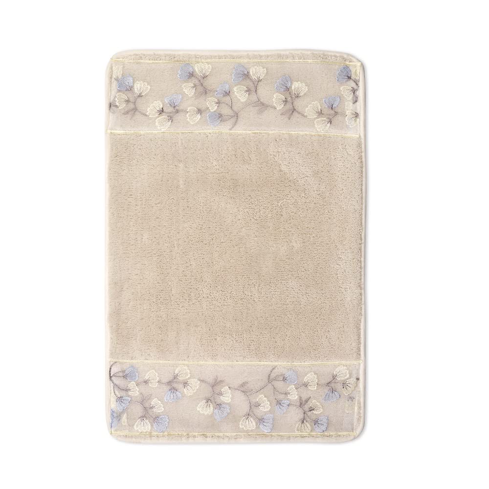 Best-Selling Beige Bath Capri & Bath Rug Set | Non-Slip Shower Mat for Bathroom, Spa, and Poolside Use