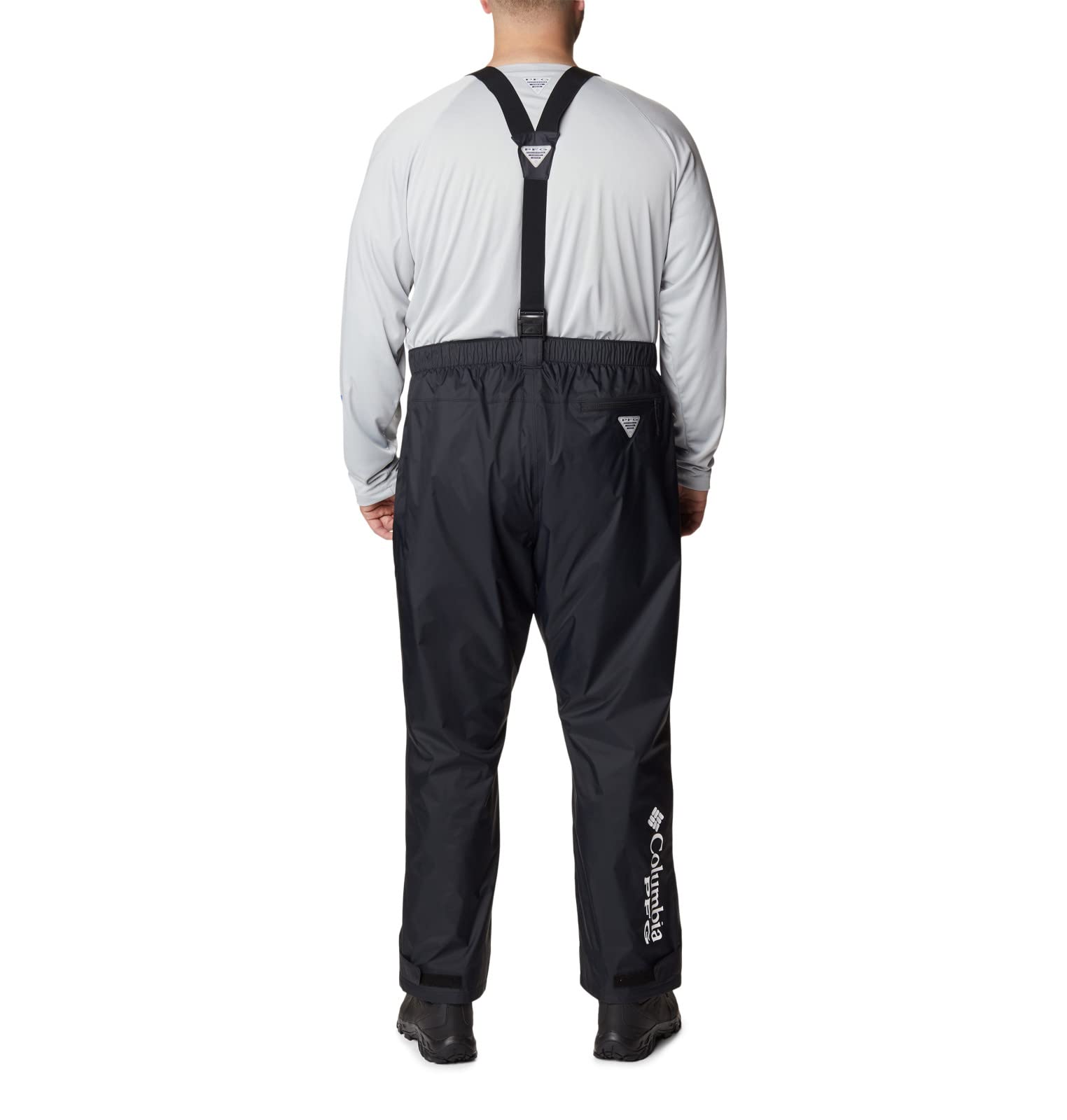 Columbia Men's PFG Storm™ Bib Pant - Waterproof Fishing Overalls for Outdoor & Work - Perfect for Fishing, Hunting, and Harsh Weather Conditions