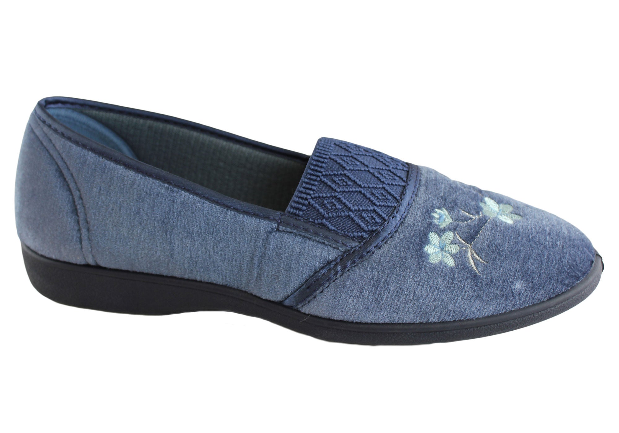 Grosby Sasha Women's Comfortable Indoor Slippers - Soft Plush House Shoes for Relaxing at Home, Lounging & Cozy Winter Wear