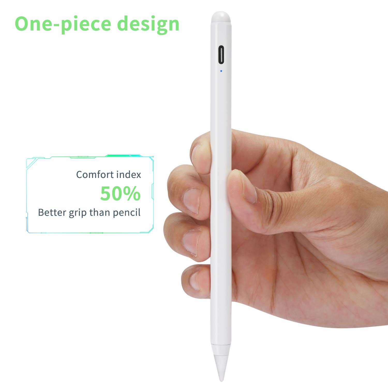 10th Gen iPad Pencil - Fast Charging Stylus with Palm Rejection for iPad 8th/9th/10th/A16 (2018-2025) - Perfect for Drawing & Note-Taking