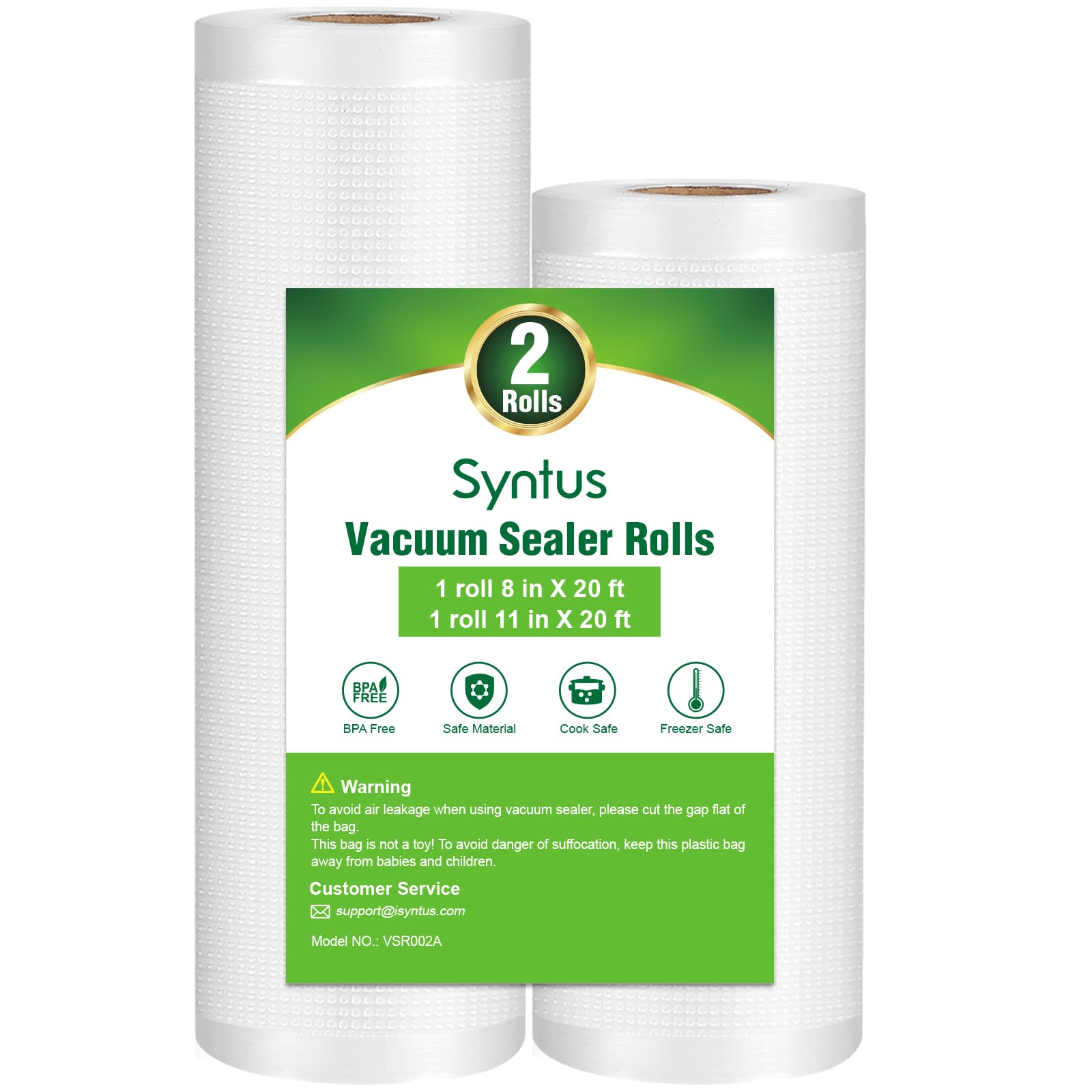 Premium Vacuum Sealer Bags - 2 Pack (11